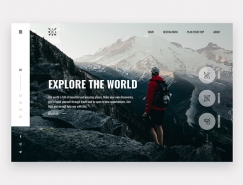 35個國外旅遊網站UI設計