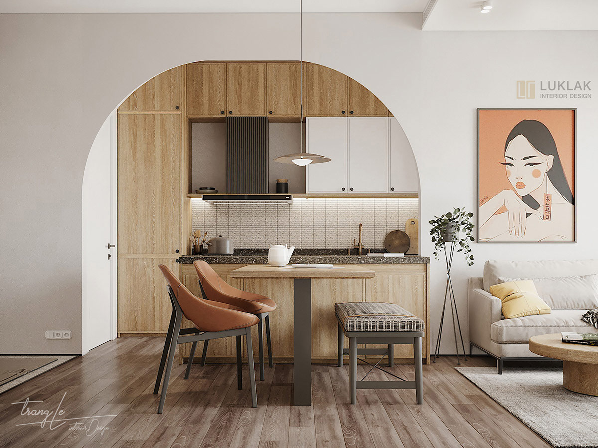 清新自然的浅色木质色调：4个极简风公寓装修