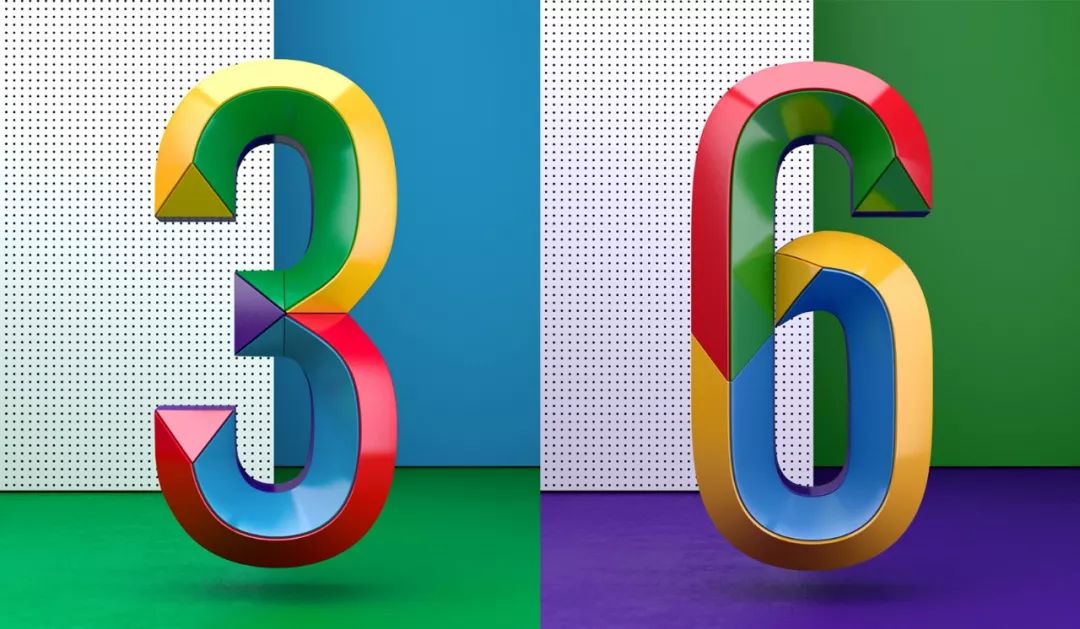 惊艳的色彩和字型：Alejandro López Becerro 3D字体设计