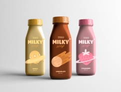 Milkyway奶昔品牌包裝設計