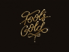 20款高贵的3D金色字体设计