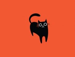 可愛貓咪logo設計欣賞