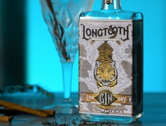 Longtooth杜松子酒品牌和包装设