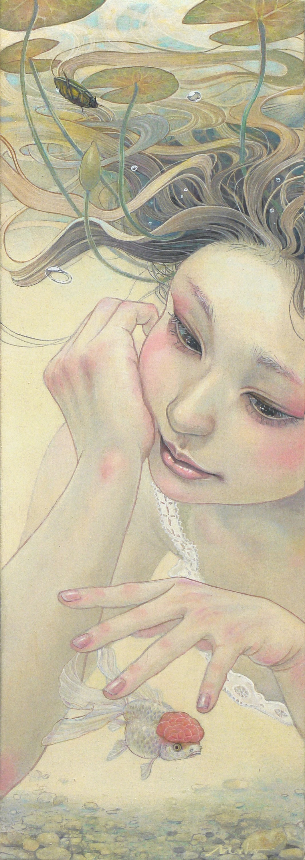 日本插画家Miho Hirano笔下细腻优美的少女插画