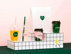 色彩丰富的饮品店品牌VI设计