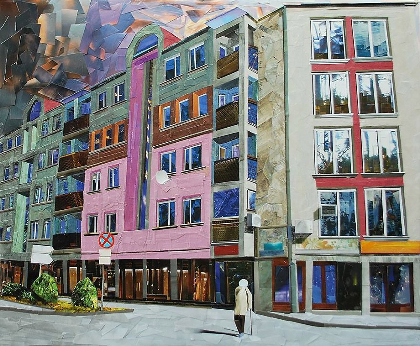纸上的城市景观：波兰艺术家Albin Talik拼贴画艺术