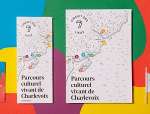 Le Circuit des 7 lieux：Charlevoix旅遊宣傳冊設計