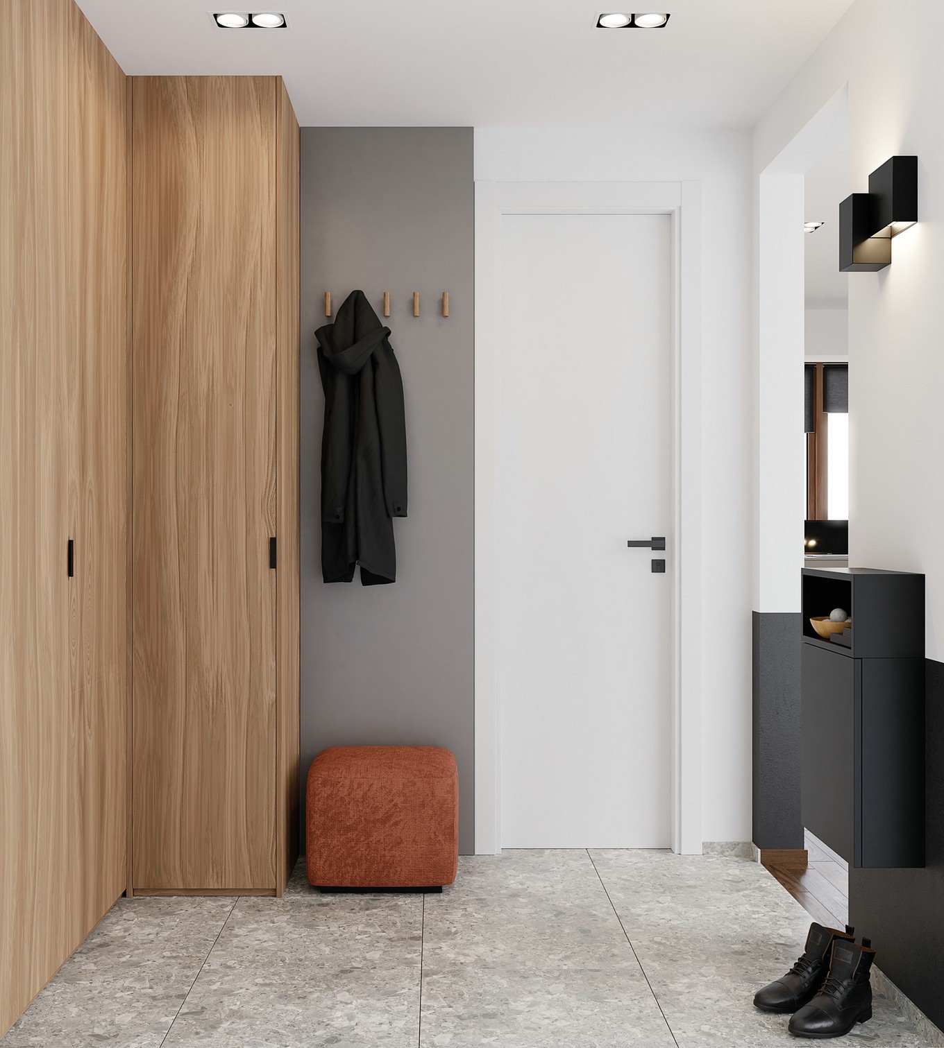 温馨舒适的现代简约小公寓设计