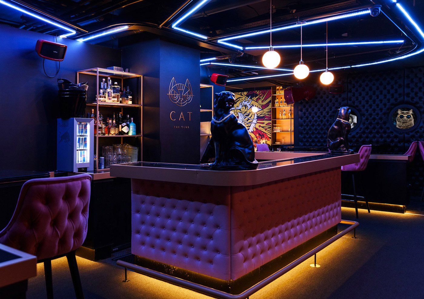布达佩斯猫咪酒吧和舞蹈俱乐部品牌视觉设计