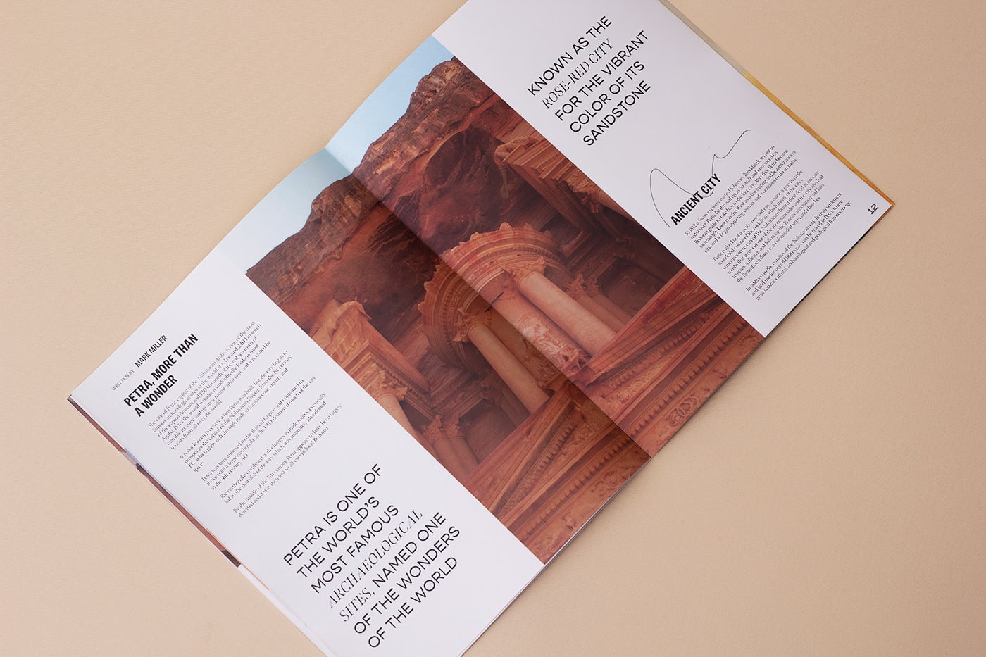 中东旅游杂志Mirage版面设计