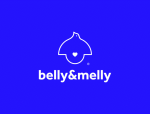 纯净的蓝 母婴品牌belly&melly视觉形象设计