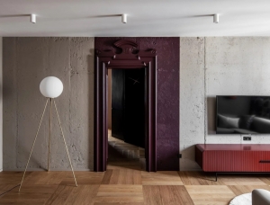 烏克蘭時尚複古風格公寓設計