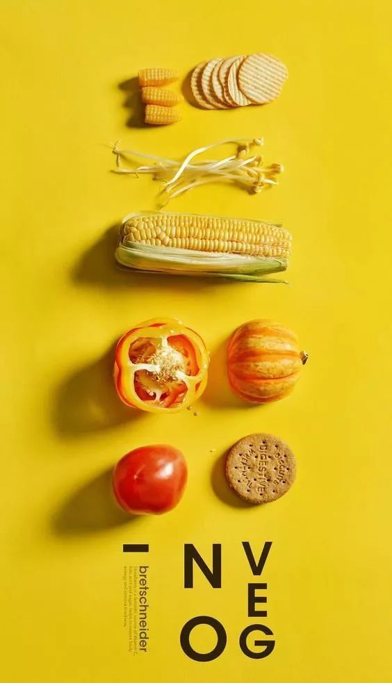 9款简洁风格的食物海报设计