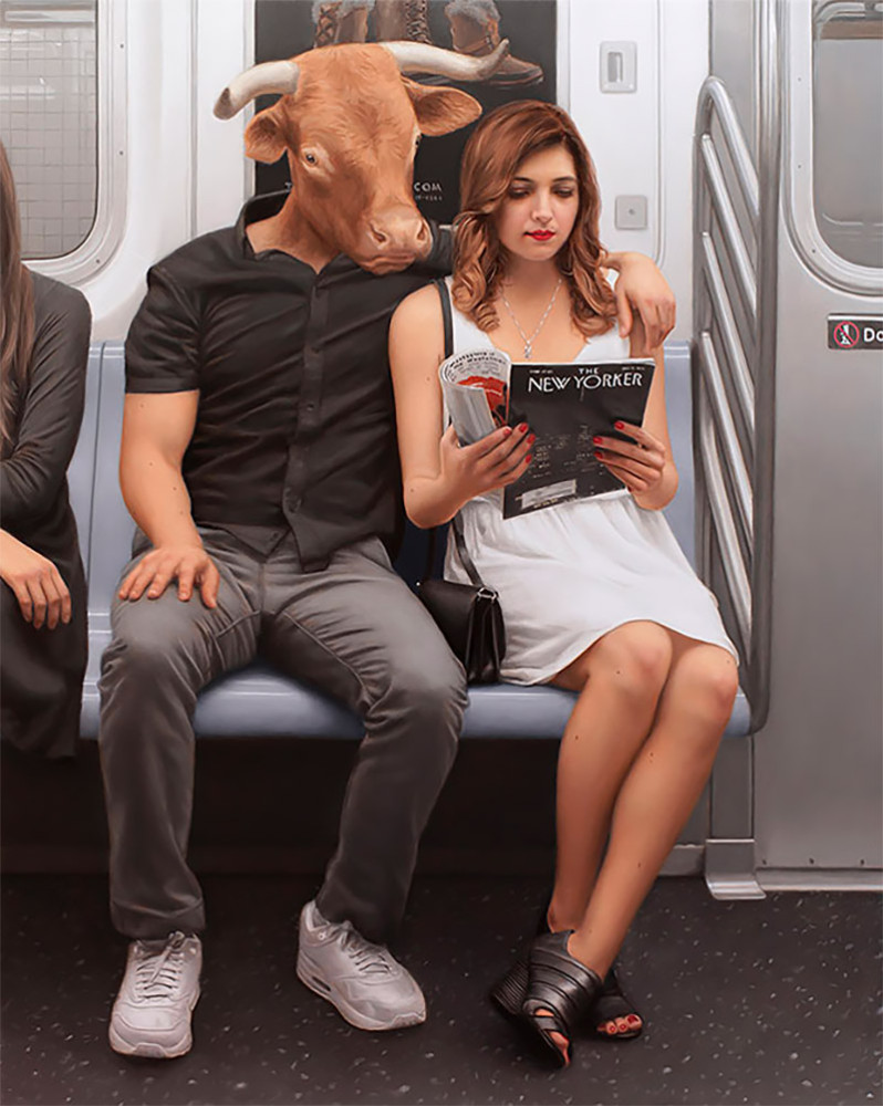 这不是照片：与众不同的地铁“乘客”
