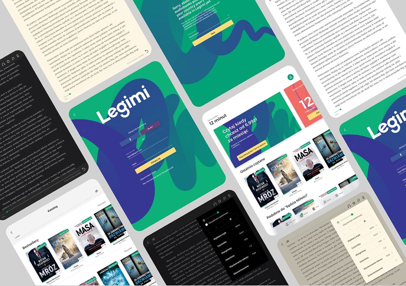 波兰电子书平台Legimi品牌视觉设计