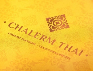充满泰国风情 泰式餐厅Chalerm Thai品牌VI设计