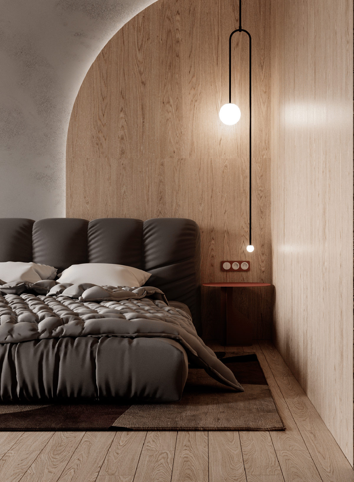 红+橙+金演绎奢华和休闲感：温暖又温馨的现代家居设计