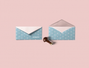 粉红+蓝，满满少女气息：Avemaria!女装和礼品店品牌设计