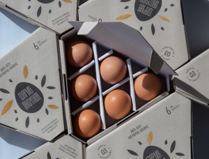 美麗三角！Paarma Pafylida雞蛋盒包裝設計