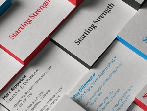 力量训练计划Starting Strength品牌形象设计