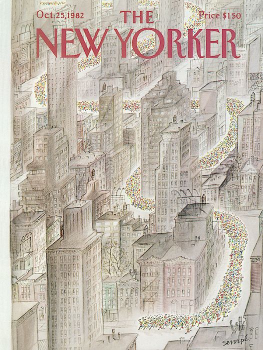 插画大师Jean-Jacques Sempé和《纽约客》