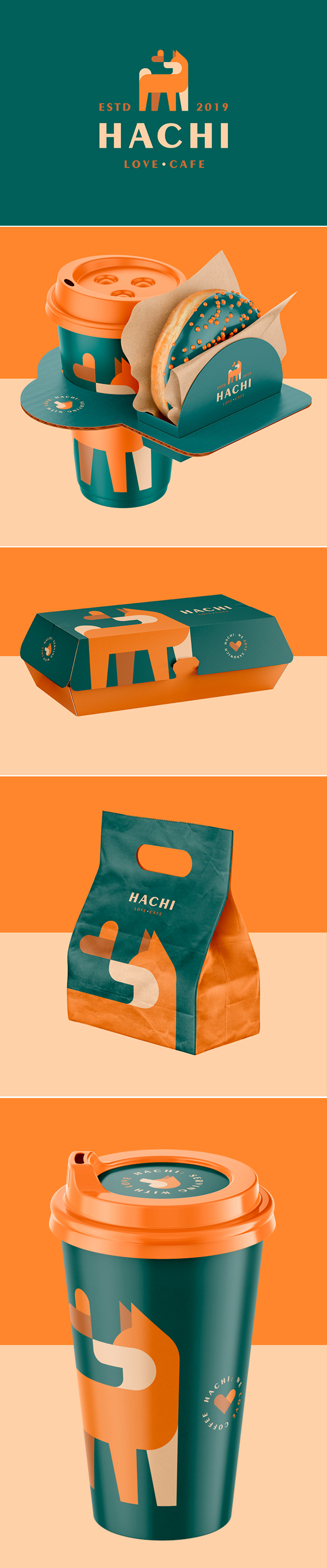Hachi Coffee Branding (Logo / Packaging) by Guilherme Vissotto
