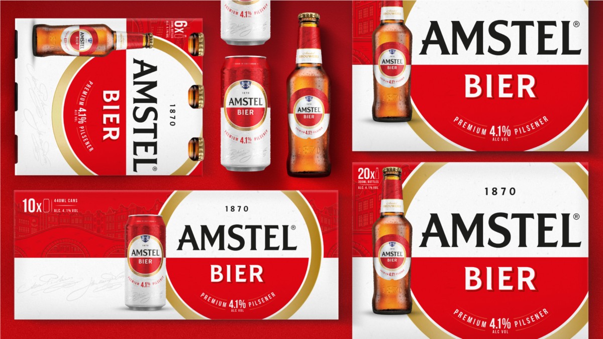 Elmwood London操刀，Amstel啤酒品牌形象和包装设计