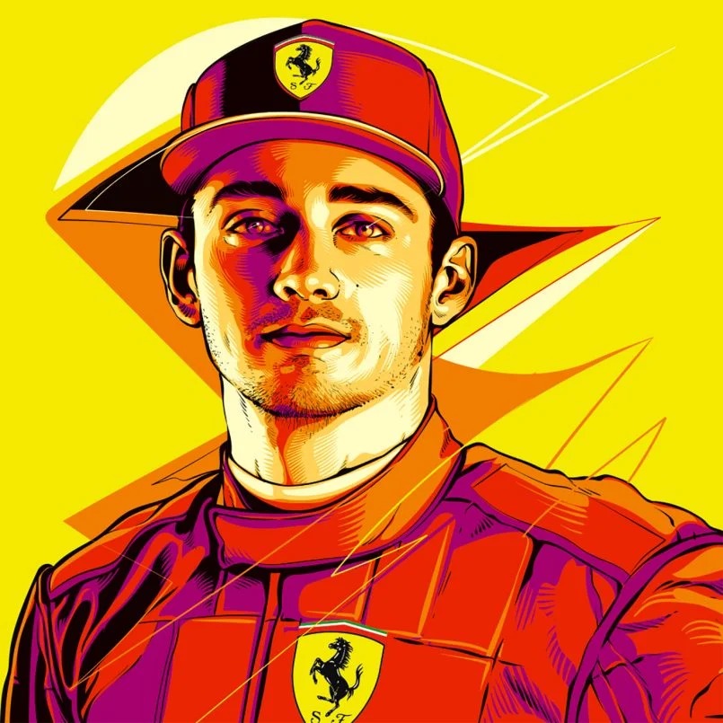 速度，动感！Cristiano Siqueira F1赛车运动插画作品