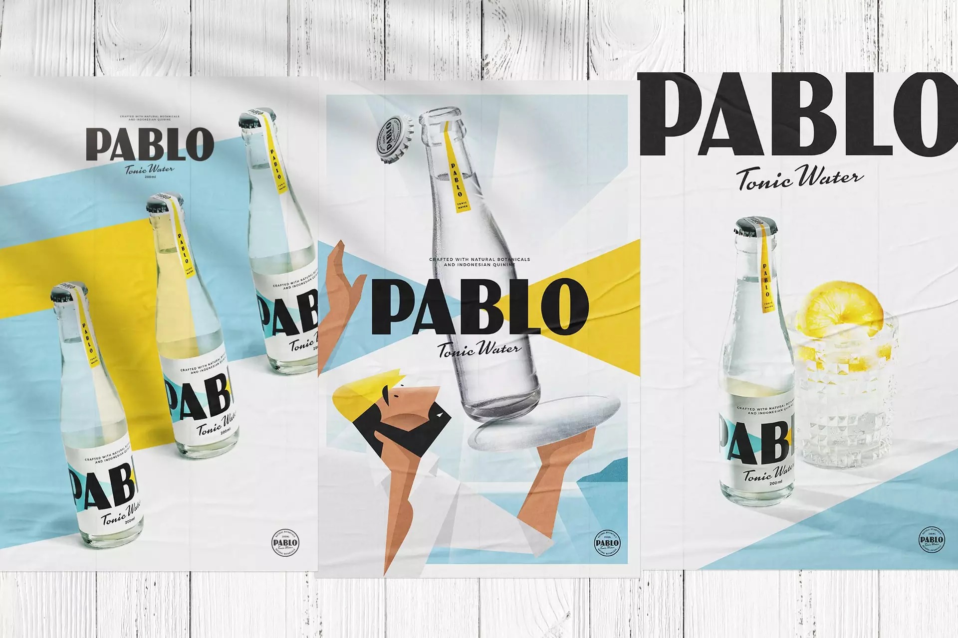 Pablo Tonic Water汤力水包装设计