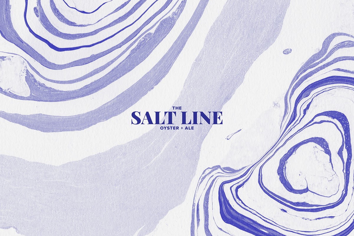 Salt Line Oyster + Ale海鲜餐厅品牌识别设计