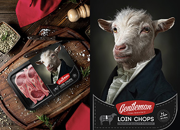 動物紳士！Gentleman肉產品包裝設計