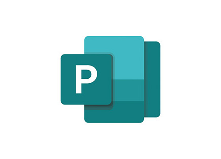 office办公软件：publisher图标logo矢量图