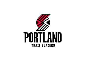 NBA:波特兰开拓者队logo标志矢量图