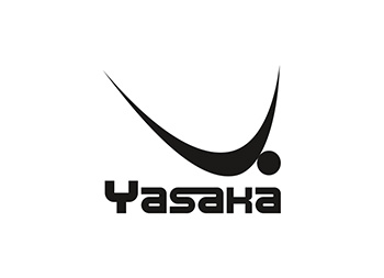 乒乓球品牌亚萨卡Yasaka标志矢量图