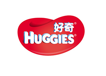 纸尿裤品牌好奇HUGGIES标志矢量