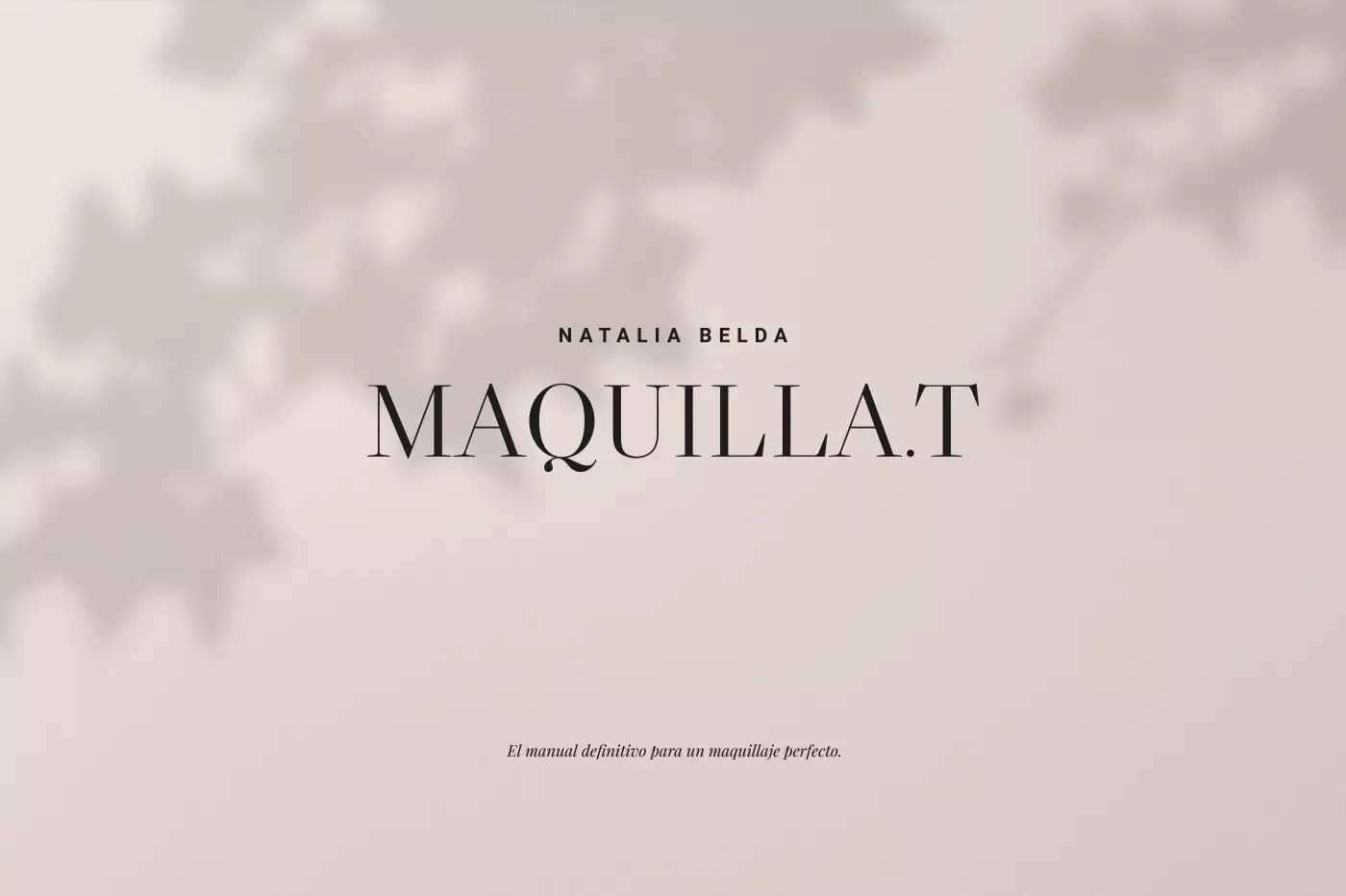 MAQUILLA.T化妆手册设计