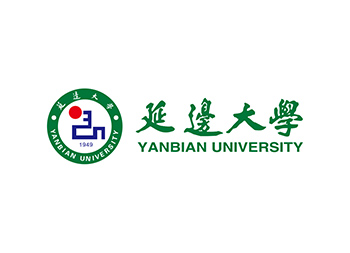 延边大学校徽标志矢量图