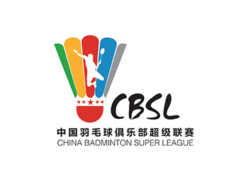 中国羽毛球俱乐部超级联赛logo矢量图