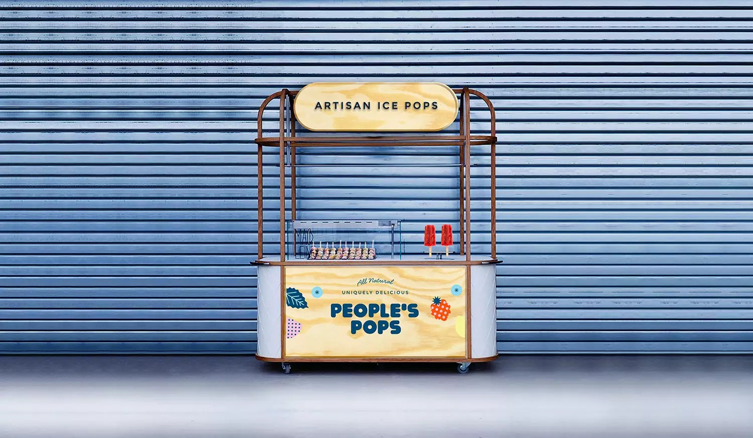 People's Pops冰棒品牌和包装设计