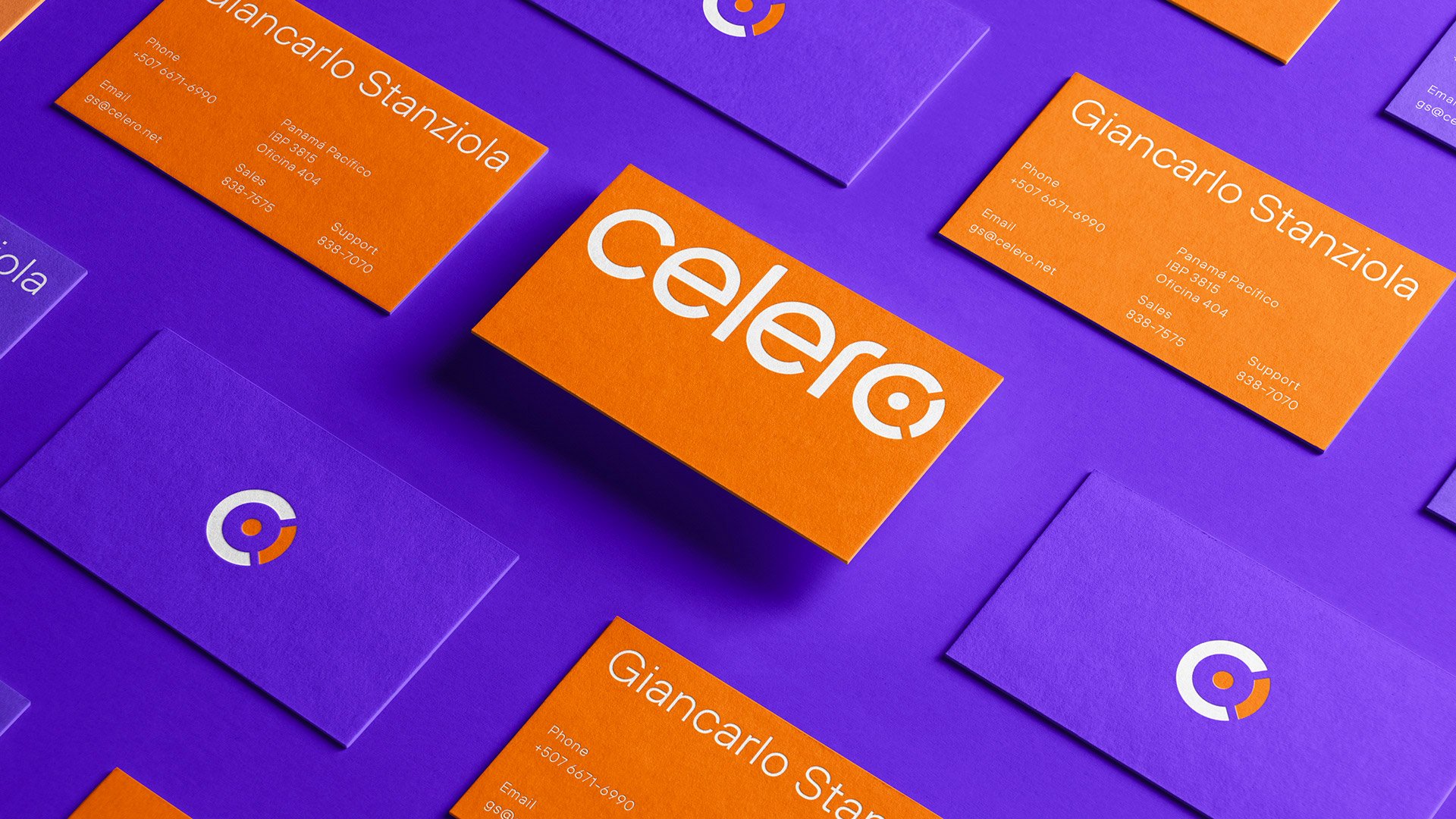 巴拿马电信公司Celero品牌视觉设计