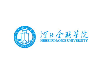 河北金融学院校徽标志矢量图