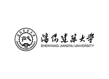 沈阳建筑大学校徽标志矢量图