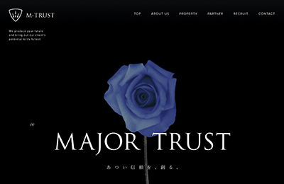 日本m-trust房地产公司网站设计