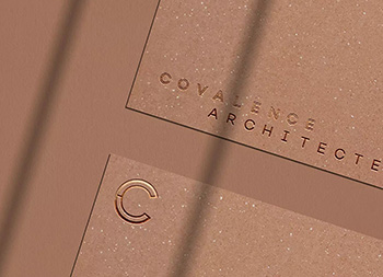 Covalence Architectes建筑事务所品牌视觉设计