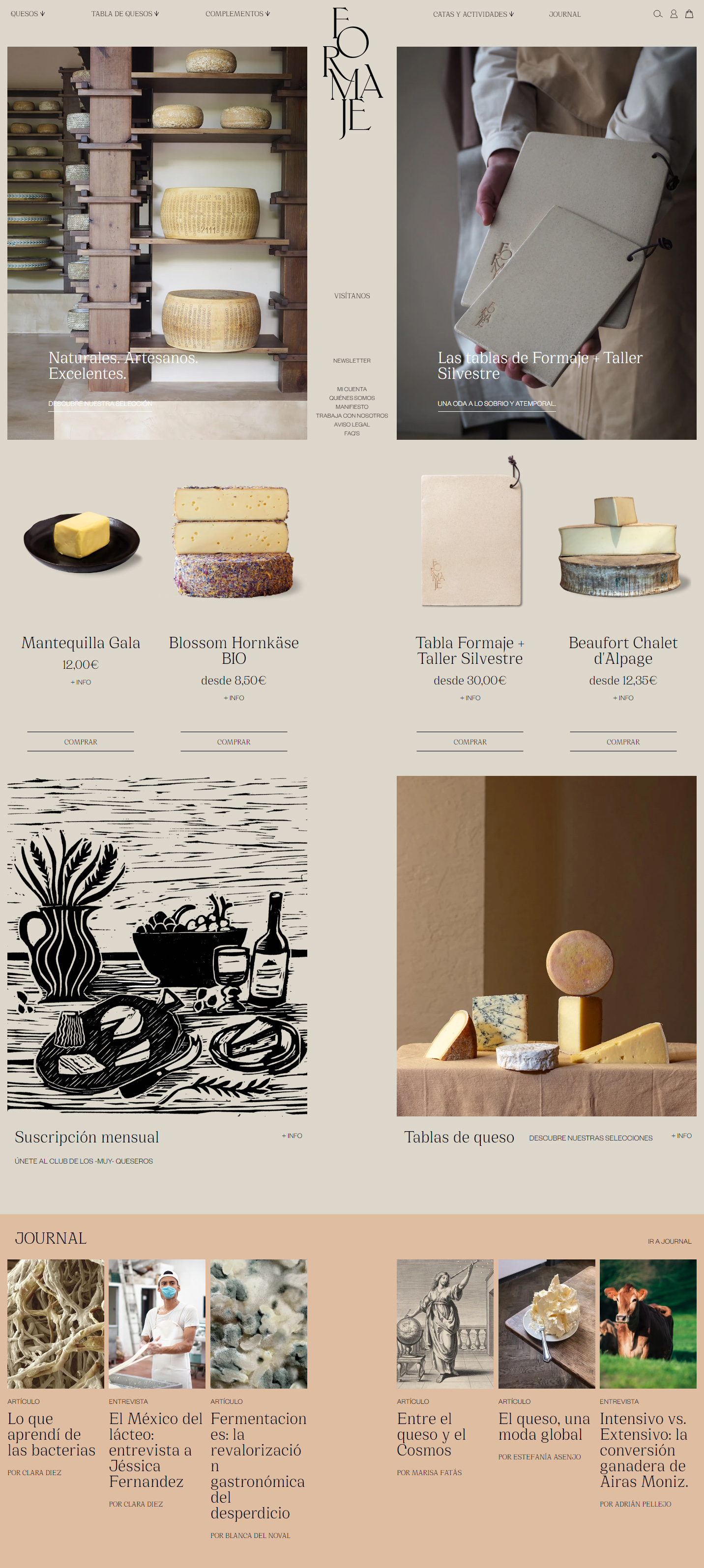 Formaje奶酪产品网站设计