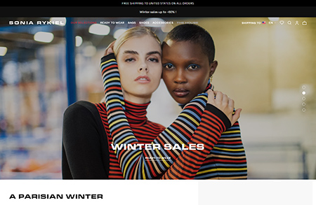 Sonia Rykiel時裝品牌網站設計