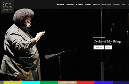 費城歌劇院網站設計