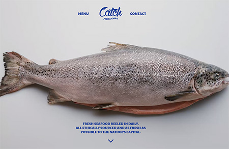 Catch FISH&CHIPS餐厅网站设计