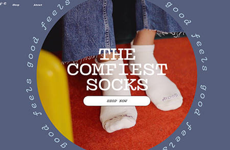 Paire襪子網站設計