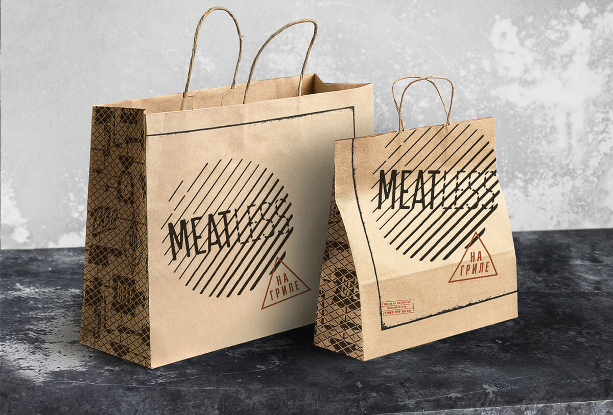 Meatless创意快餐品牌形象设计